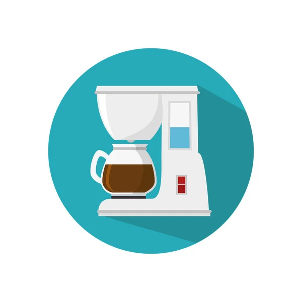 咖啡机孤立的图标 — 图库矢量图片