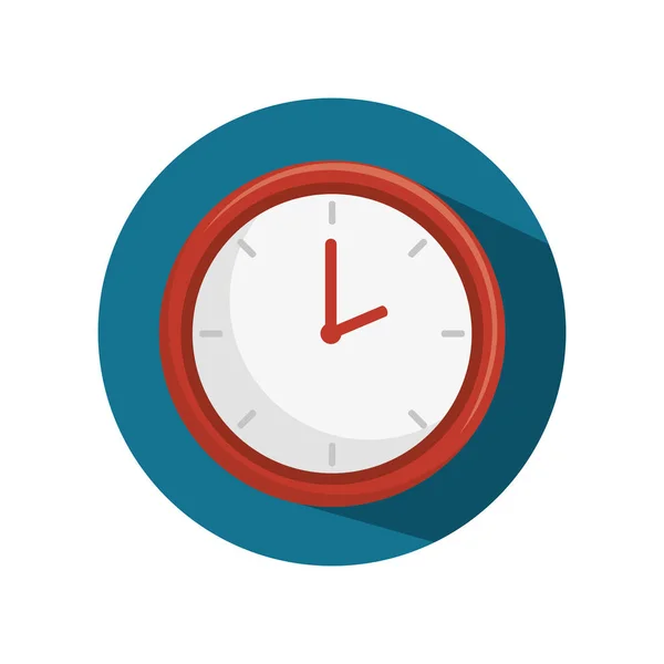 Time clock watch icon — Stock Vector