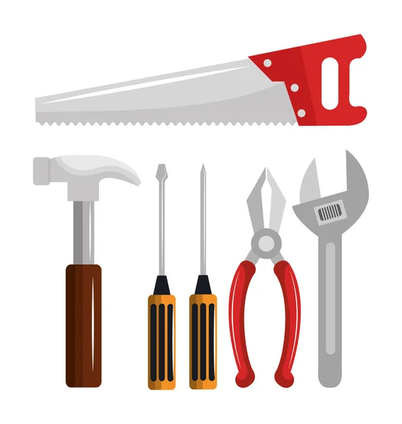 Kit de ferramentas ícone de equipamento — Vetor de Stock