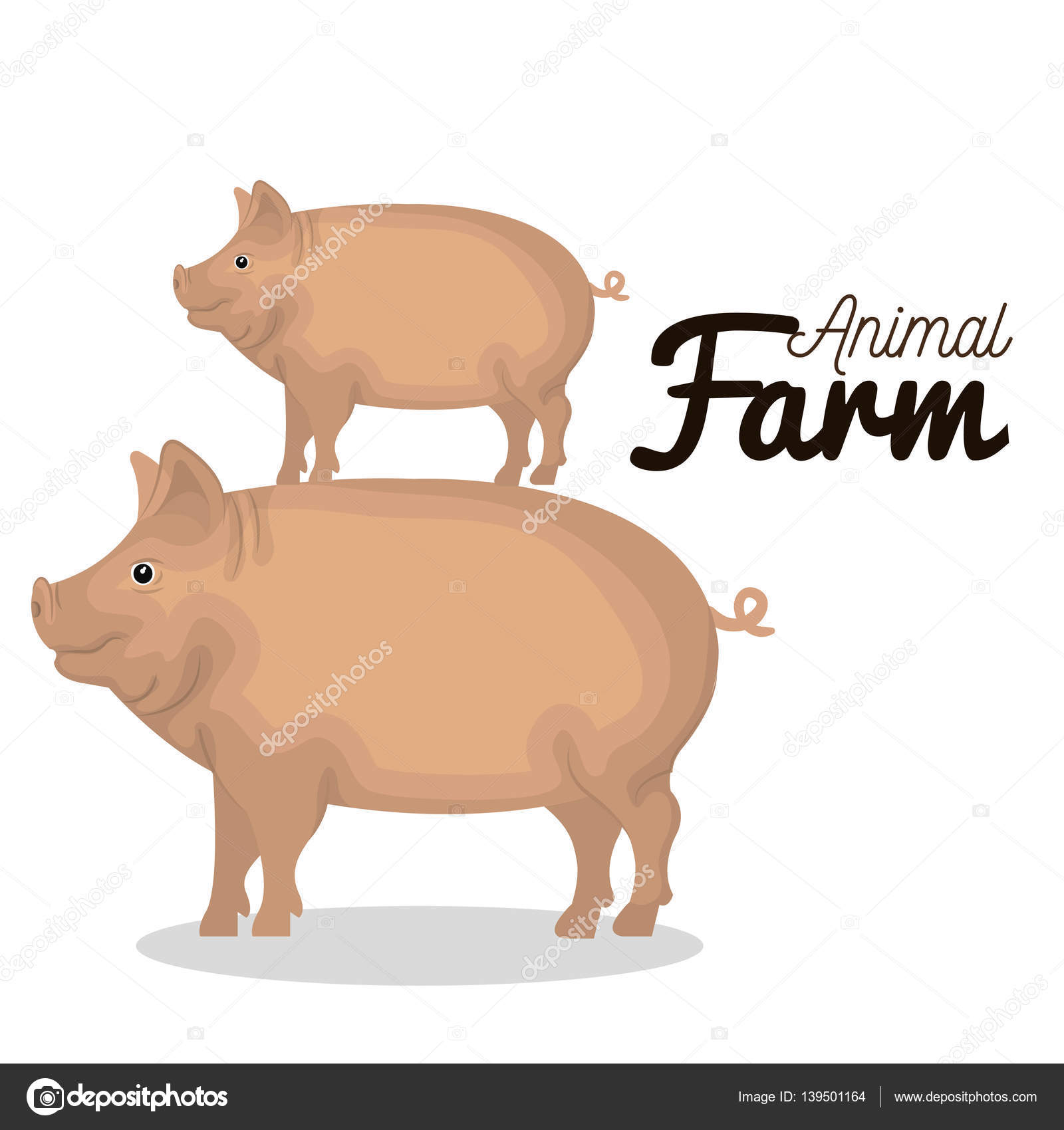 Animals farm group icon — Stock Vector © yupiramos #139501164