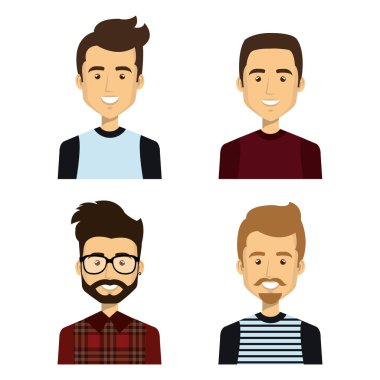 gençler avatarları gruplandırır