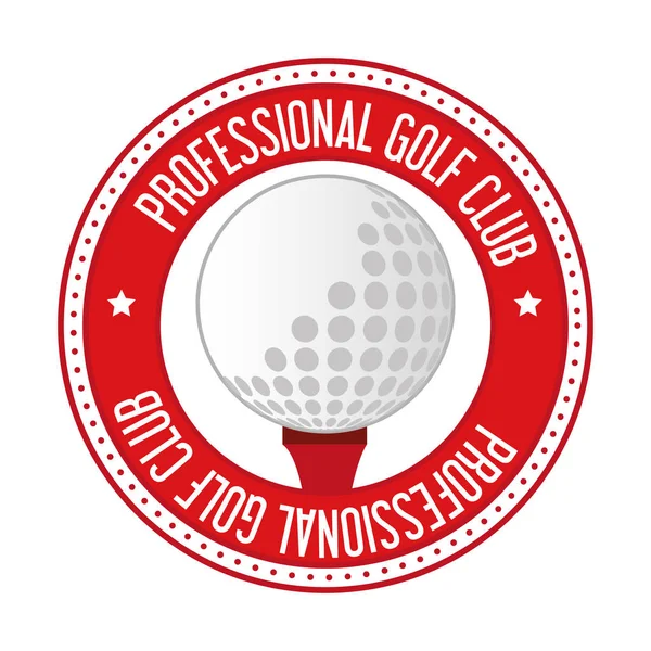 Ikona ball Golf club — Wektor stockowy