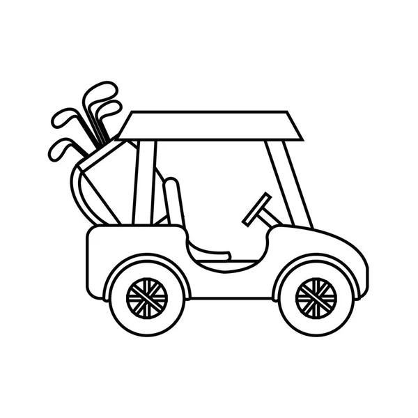 Ikone des Golfclubs — Stockvektor