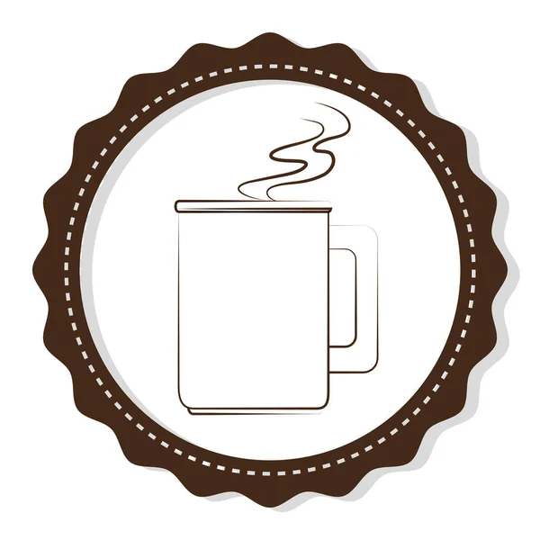 Leckeres Kaffeezeit-Plakat — Stockvektor