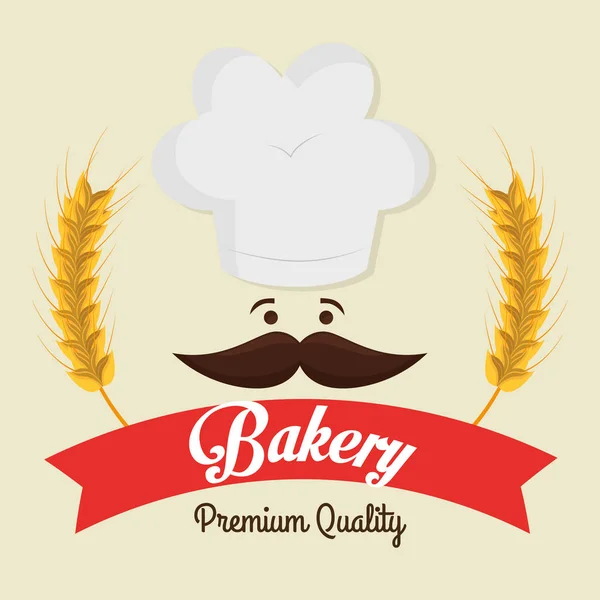Deliciosos productos de panadería icono — Vector de stock