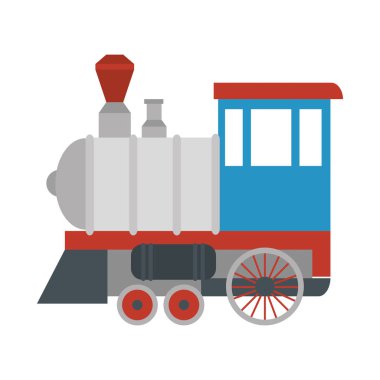 Tren araç izole simgesi