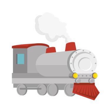 Tren araç izole simgesi