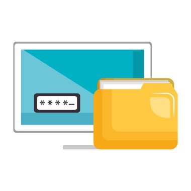 güvenlik sistemi ile masaüstü bilgisayar monitörü