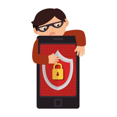 smartphone aygıt güvenlik sistem kutsal kişilerin resmi