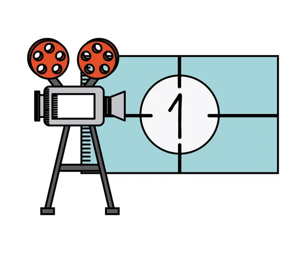 Film a kino design — Stockový vektor