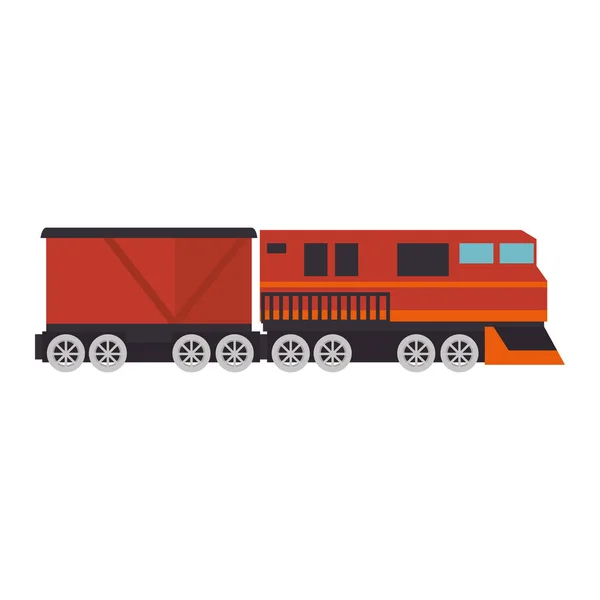 Σιδηροδρομικό όχημα απομονωμένες εικονίδιο — Διανυσματικό Αρχείο