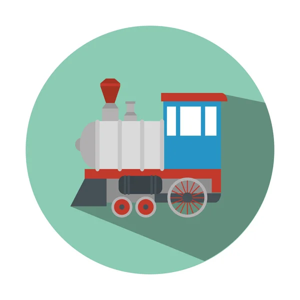 Tren vehículo aislado icono — Vector de stock