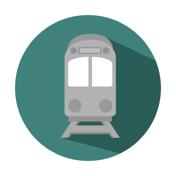 Tren vehículo aislado icono — Archivo Imágenes Vectoriales