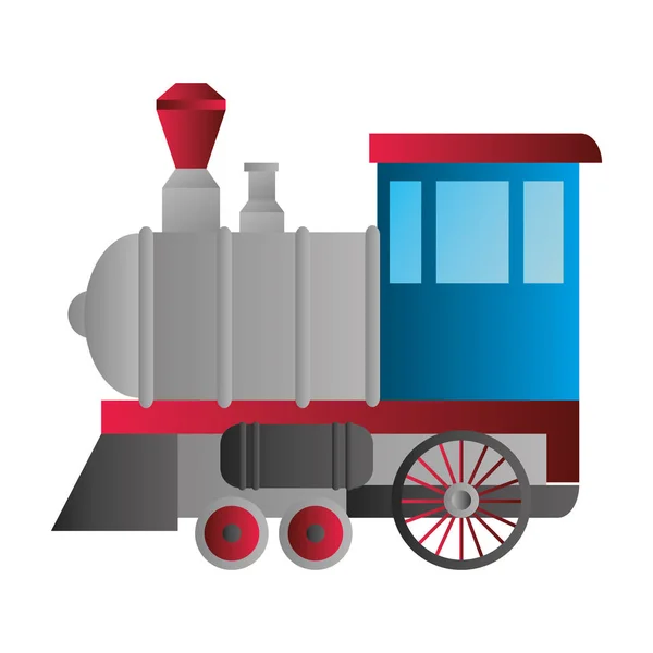 기차 차량 고립 된 아이콘 — 스톡 벡터