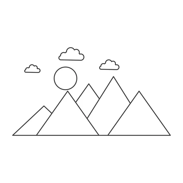 山会徽孤立的图标 — 图库矢量图片