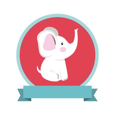 Bebek kartı şirin çerçevesi