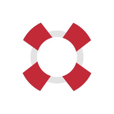 float cankurtaran izole simgesi