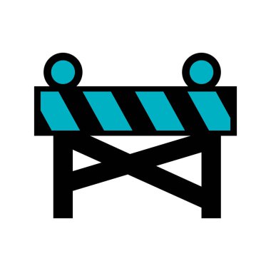 çit hafif inşaat işareti