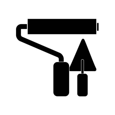 İnşaat aracı izole simgesi