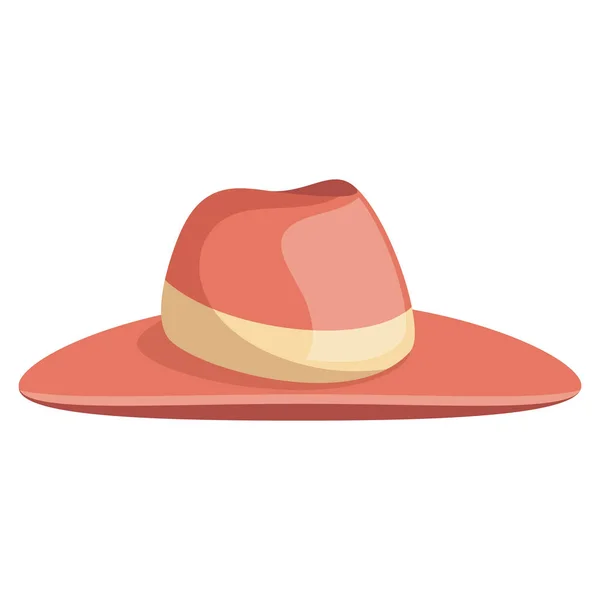 Sombrero de playa icono de panama — Archivo Imágenes Vectoriales