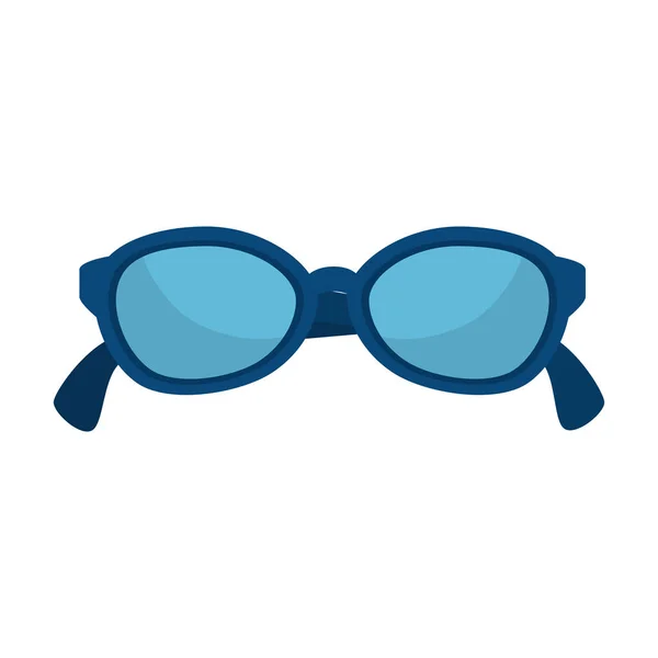 Läsning glasögon isolerade ikonen — Stock vektor