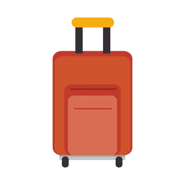 Suitcase travel isolated icon — Stock Vector