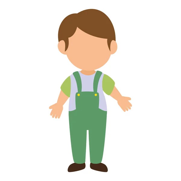 Leuke jongen avatar karakter — Stockvector