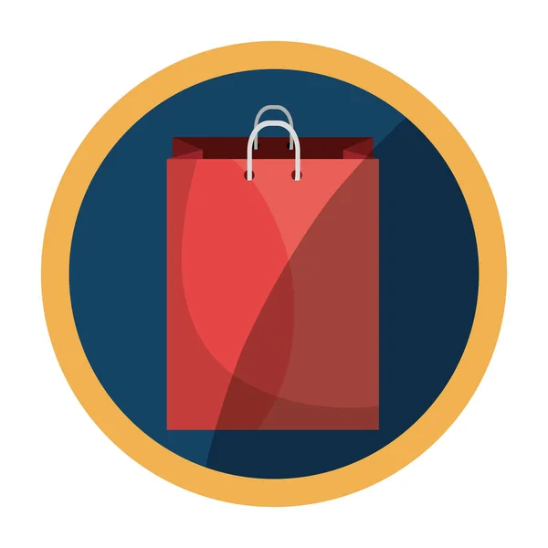 Ikona papíru nákupní tašky — Stockový vektor