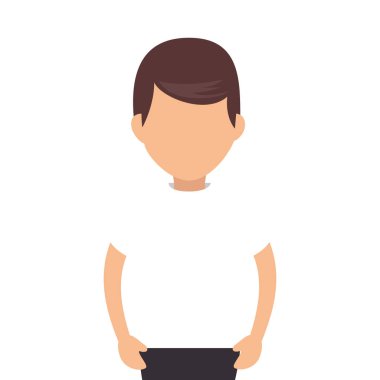 genç adam karakter simgesi