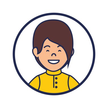 genç adam karakter simgesi