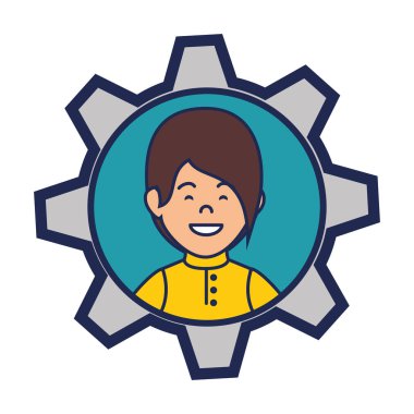 genç adam karakter simgesi