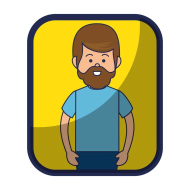 genç adam karakter simgesi