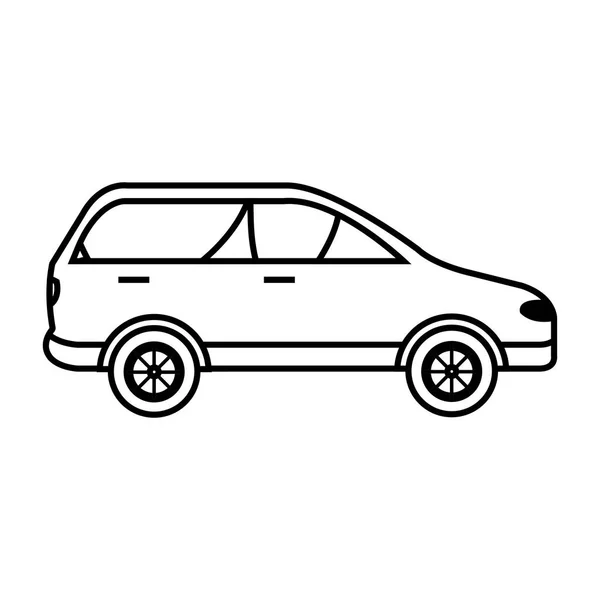 Coche sedán vehicle icon — Vector de stock