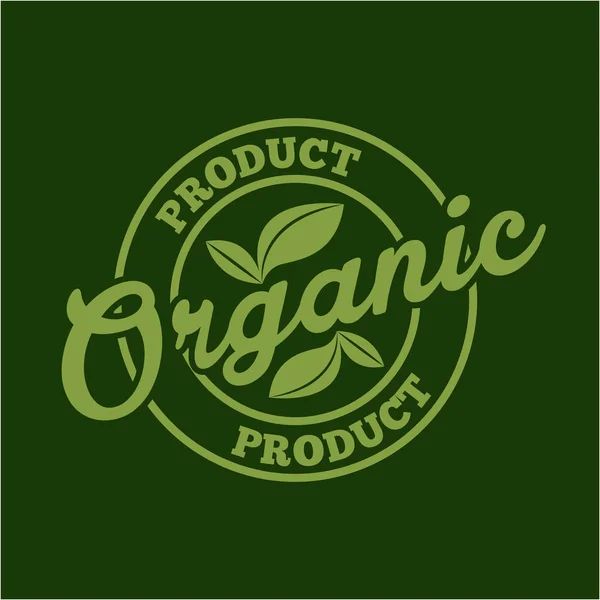 Organic and natural design — Stock Vector