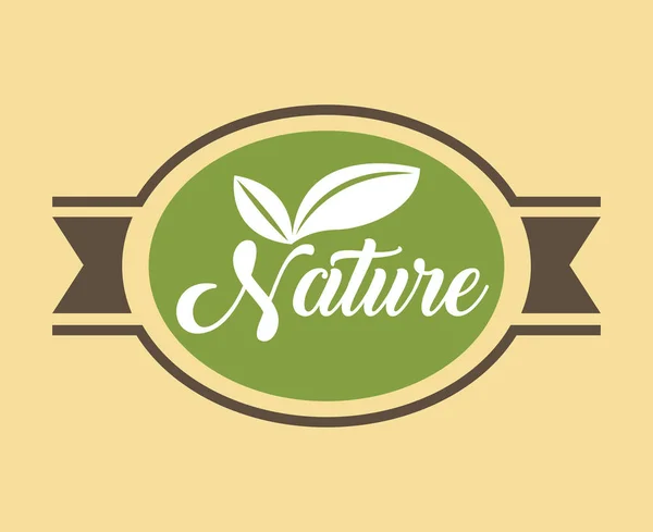 Diseño de productos naturales — Vector de stock