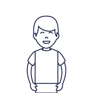 genç adam karakter simgesi