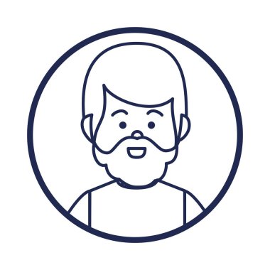 genç adam karakter simgesi