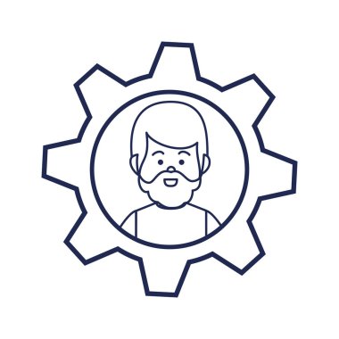 genç adam karakter simgesi