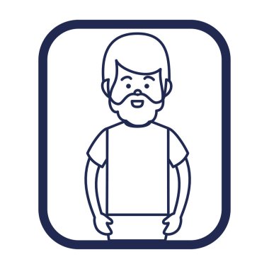 genç adam karakter simgesi