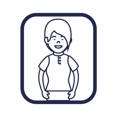 sevimli kadın avatar rahat