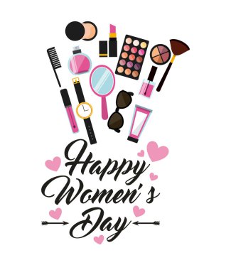 mutlu kadın gün tasarım