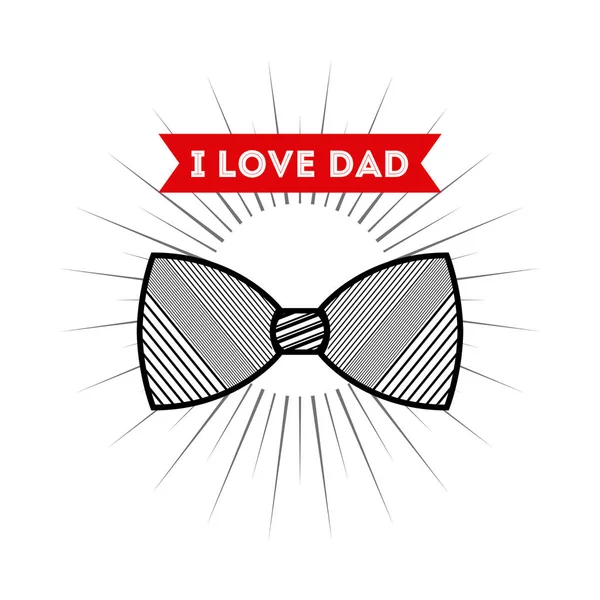 Boldog Apák napja design — Stock Vector