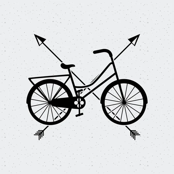 Fahrrad-Ikone — Stockvektor