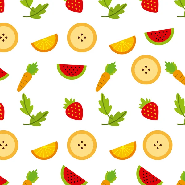 Fruits fond design — Image vectorielle
