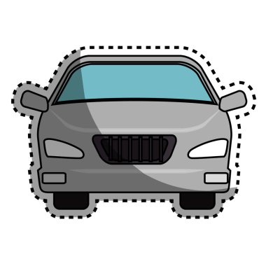 araba araç izole simgesi