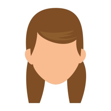 sevimli kadın avatar rahat