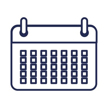 Takvim hatırlatma izole simgesini