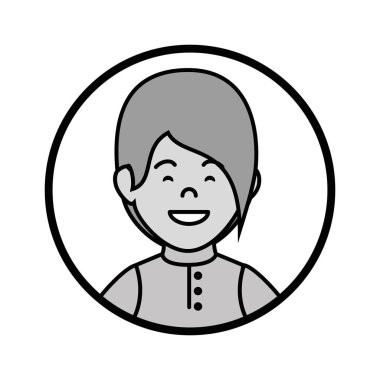 sevimli kadın avatar rahat