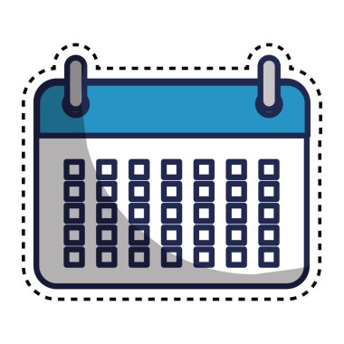 Takvim hatırlatma izole simgesini