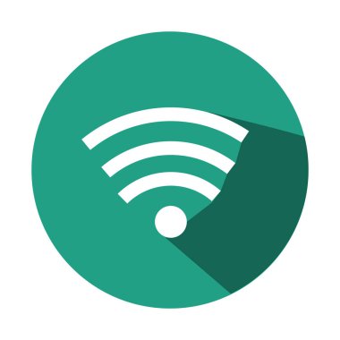 WiFi izole işareti simgesi